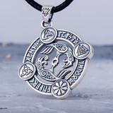 Odin's Ravens Amulet - Sterling Silver or Gold