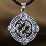 Odin's Ravens Amulet - Sterling Silver or Gold