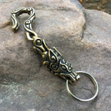 Bronze Wolf Key Fob