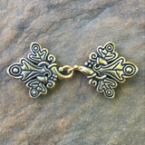 Oak Leaves Cloak Clasp - Silver or Bronze