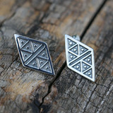 Viking Inspired Earrings - Sterling Silver