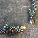 Bronze Griffin Torc - Heavy Braid
