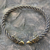Bronze Griffin Torc - Heavy Braid