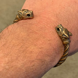 Wolf Bracelet - Bronze