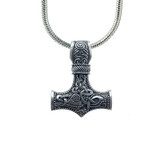 Hollow Back Mjölnir - Sterling Silver