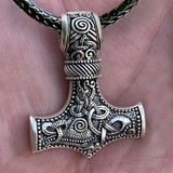 Hollow Back Mjölnir - Sterling Silver