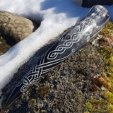 Raven Head Drinking Horn