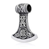 Mjolnir Axe Pendant - Sterling Silver