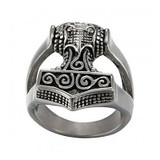 Sterling Silver Mjolnir Ring