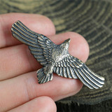 Raven Pendant - Bronze