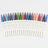 Sailor Shikiori Dual Tip Calligraphy Brush Pen - 20 Color Set