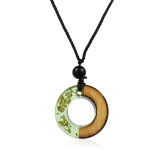 Handmade Wooden Pendant Necklace