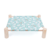 Daisy Elevated Cat Bed Natural Wood Cat Hammock