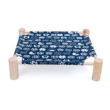 Daisy Elevated Cat Bed Natural Wood Cat Hammock