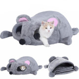 Cat Cave Bed Mouse Shape Cat House With Removable Cushion Waterproof Bottom Cat Cave Bed Mouse Shape Cat House With Removable Cushion Waterproof Bottom