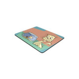 Cat Mousepad Funny Cat & Fish Computer Accessories Gifts For Cat Lovers