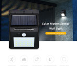 Solar Motion Sensor Wall Light