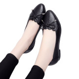 MUYANG Plus Size 5.5-9.5 Genuine Leather Women Shoes