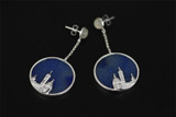 Gorgeous Florence Cathedral Handmade Silver Earrings