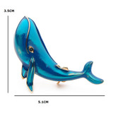 Blue Whale Brooch