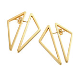 Triangle Double Sided Earrings