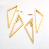 Triangle Double Sided Earrings
