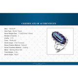 Luxury Mystic Topaz Silver Ring Luxury Mystic Topaz Silver Ring