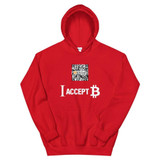 I accept Bitcoin Hoodie with Custom QR
