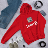 I accept Bitcoin Hoodie with Custom QR
