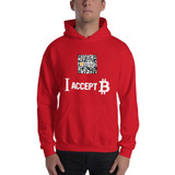 I accept Bitcoin Hoodie with Custom QR