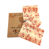 3Pcs/Set Reusable Beeswax Food Wrap