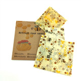 3Pcs/Set Reusable Beeswax Food Wrap