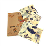 3Pcs/Set Reusable Beeswax Food Wrap