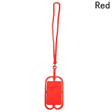 Mobile phone silicone lanyard necklace card clip sets DIY