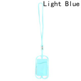 Mobile phone silicone lanyard necklace card clip sets DIY