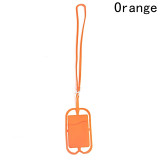Mobile phone silicone lanyard necklace card clip sets DIY