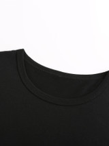 Plus Dandelion And Slogan Graphic Tee