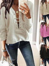 Women's Stylish Long Sleeved Sweatshirt
