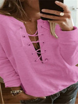 Women's Stylish Long Sleeved Sweatshirt