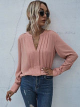 V neck Formal Shirt