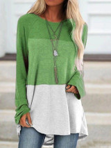 Womens Loose Round Neck T Shirt