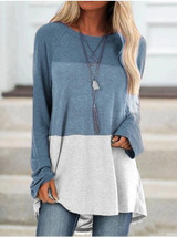 Womens Loose Round Neck T Shirt
