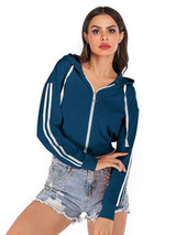 Women Cropped Hoodie Sweatshirt