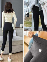 Women Thick Fleece Wool Leggings