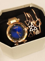 Women Quartz Watch With Bracelets Set