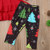 Christmas Kid Girl 3Pcs Set - Tunic, Pants and Headband