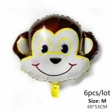 Animal Ballons Birthday Jungle Party Safari Party Dinosaur Jungle Theme Party Baloon Birthday Party Decor Kids Birthday Balloons