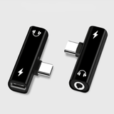 USB Type-C to 3.5mm With Charging Port Adapter Compatible with all ANDROID phones