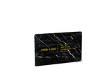 Nero Marquina Marble Business Cards  Auto renew
