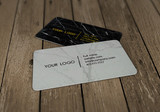 Carrara White Marble Business Cards